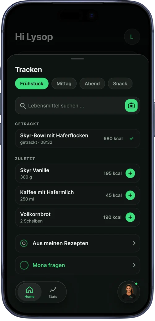 Kalorien tracken, auch per Foto